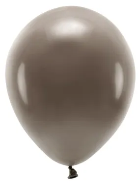 100 palloncini pastello eco marrone 30cm
