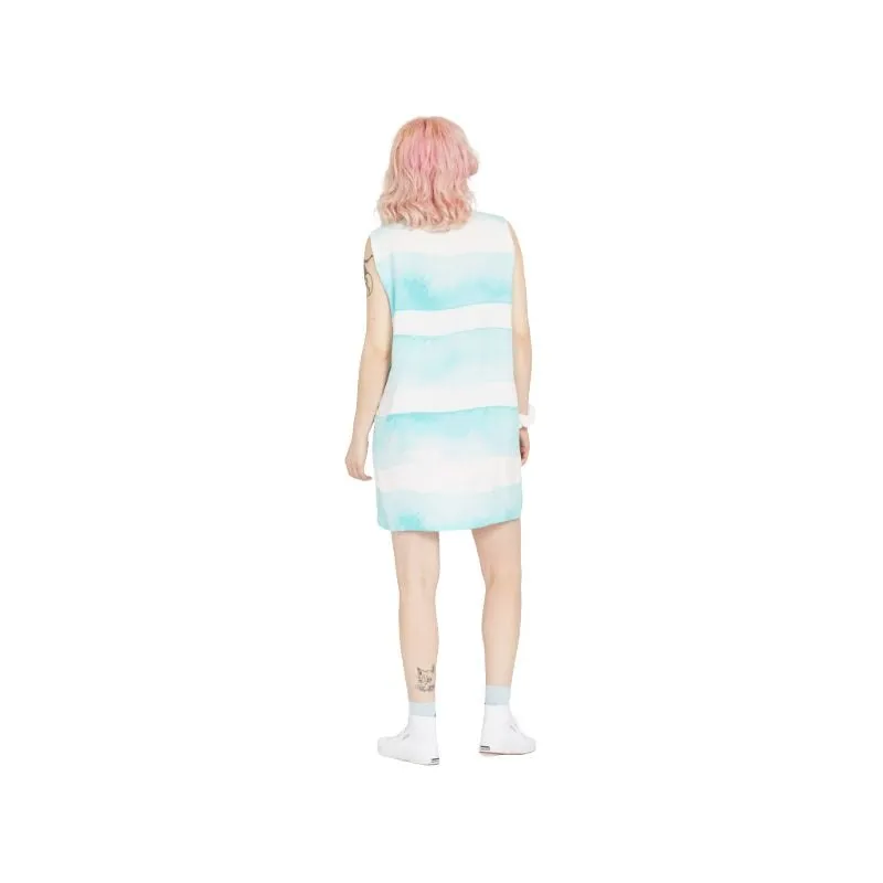Abito Volcom STAY STRIPES DRESS (PALE AQUA) Donna