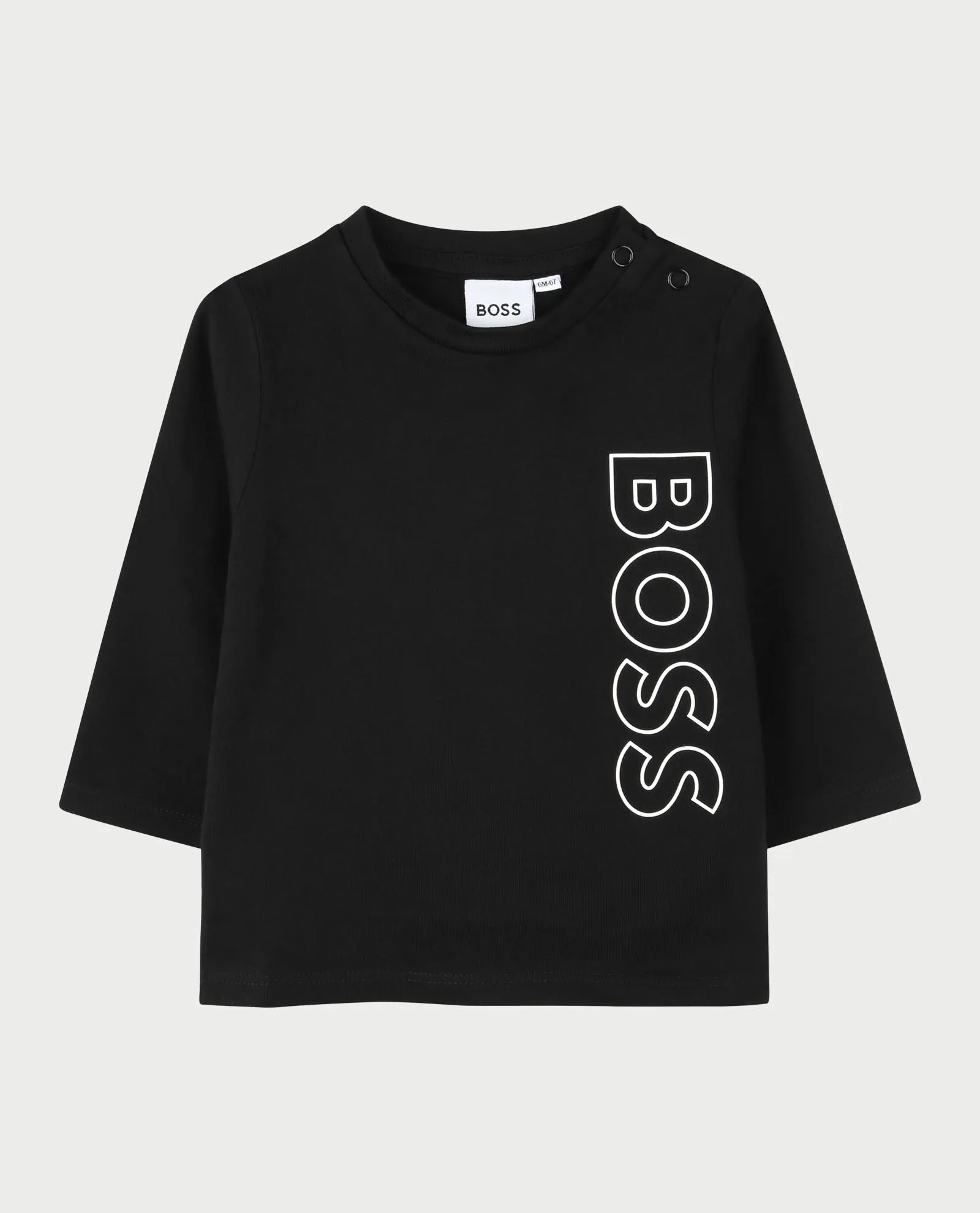 BOSS      Maglia a manica lunga Boss in cotone per bambini