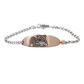 Bracciale bimbo in oro bianco
