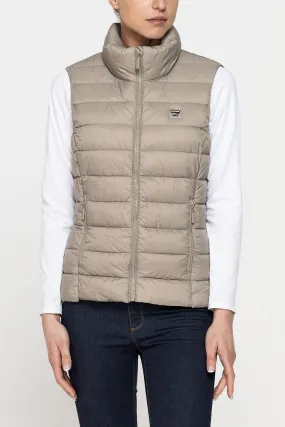 Carrera  ---------    ------------Giubbino ultralight senza maniche - Tortora