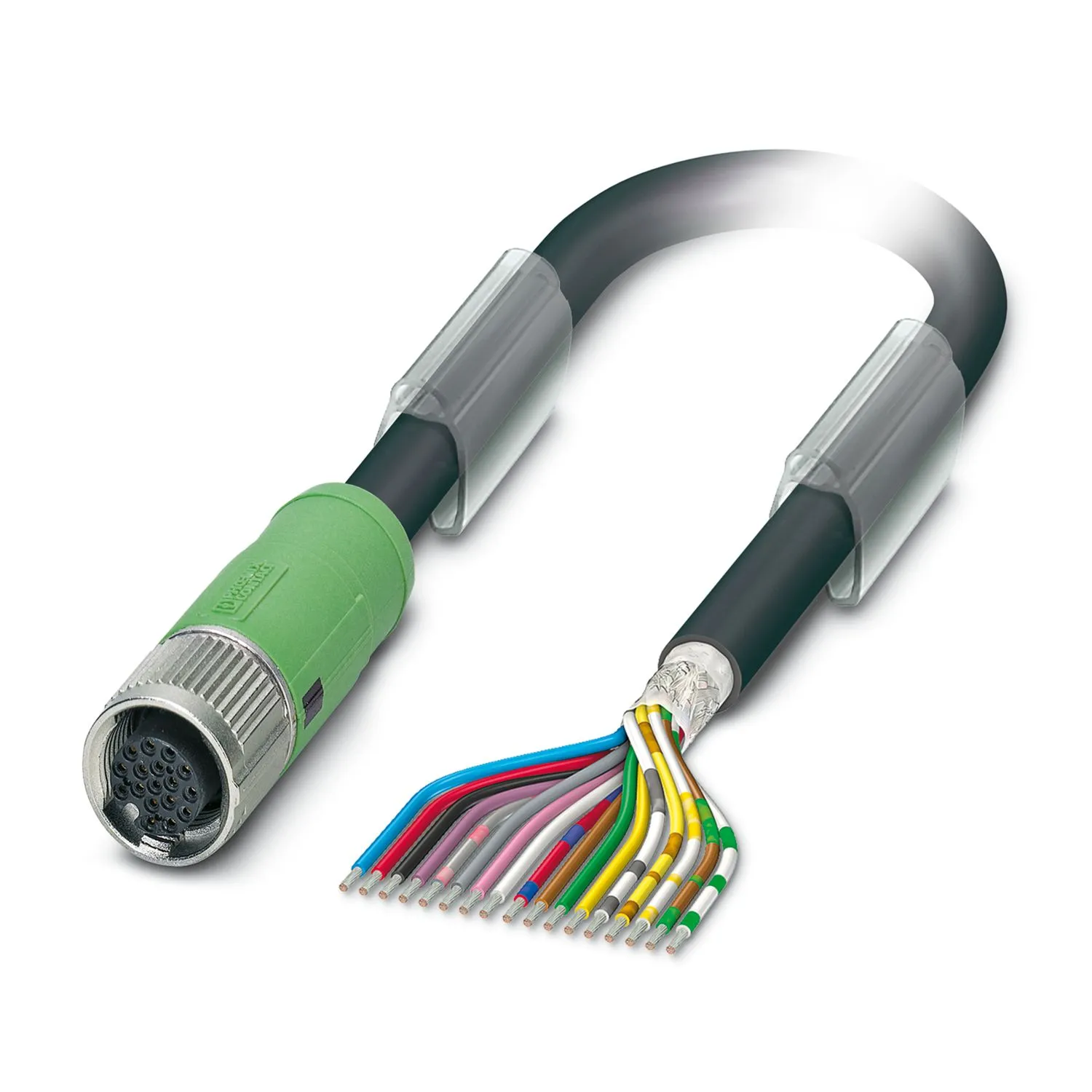 Cavo sensore/attuatore Phoenix Contact 17 cond. M12 Femmina, Ø 9.2mm, L. 3m