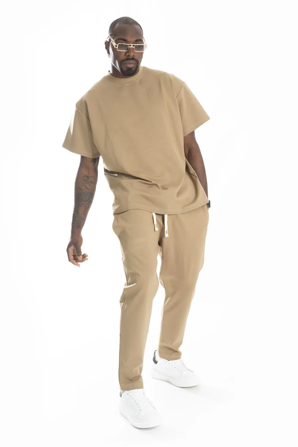 Coordinato Uomo T-shirt e Pantalone Tinta Unita Art. Cd41