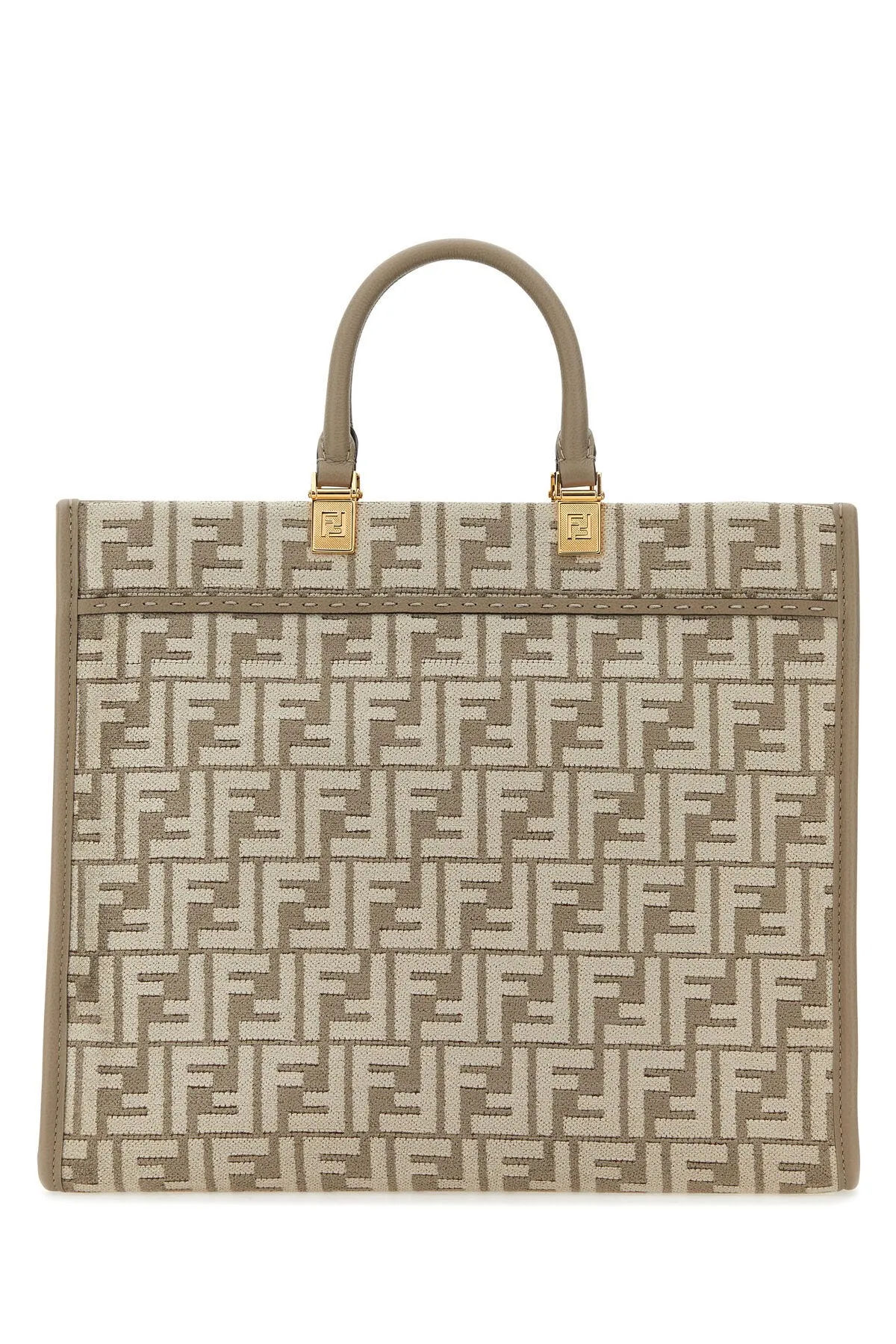 Embroidered fabric medium Sunshine shopping bag    
