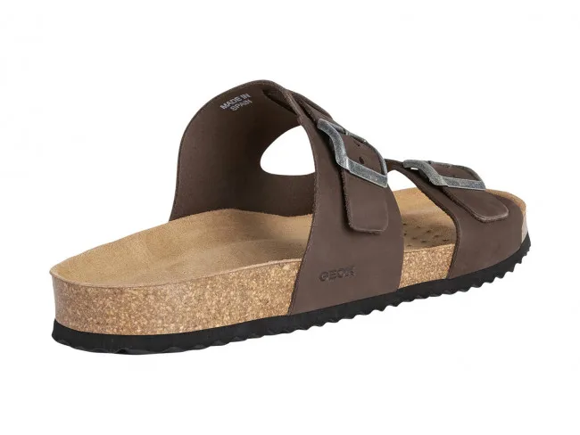 GEOX CIABATTE UOMO ESTATE U159VB 00032 C6024  SANDAL GHITA TESTA DI MORO