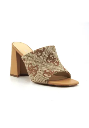 GUESS Sandalo Tacco Donna Beige Brown FLJKE2FAL03