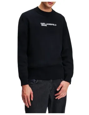 KARL LAGERFELD JEANS  FELPA UOMO LOGO SWEATER