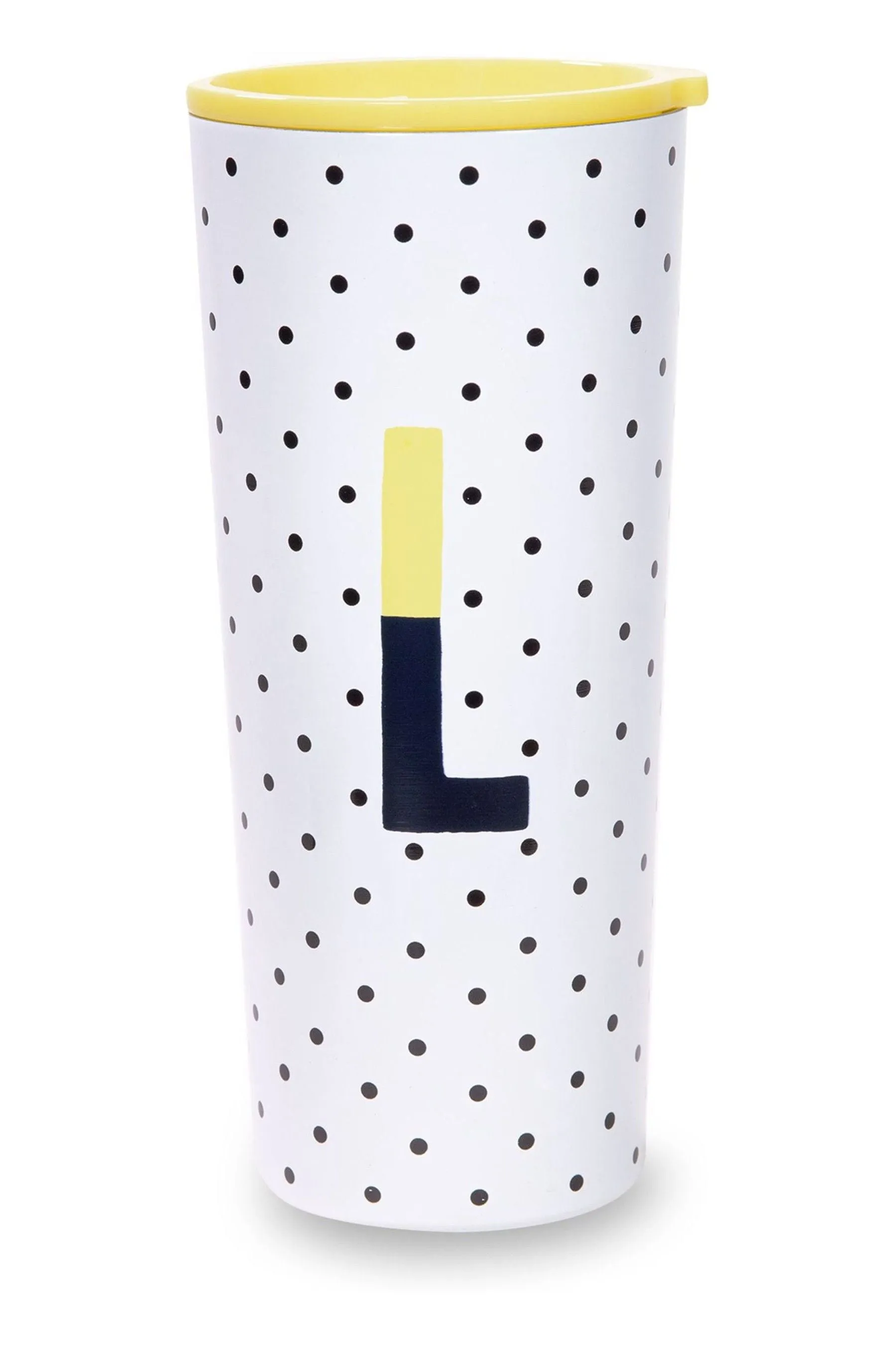 kate spade new york Bianco - Tumbler in acciaio inox con pantaloni di prima mente - L