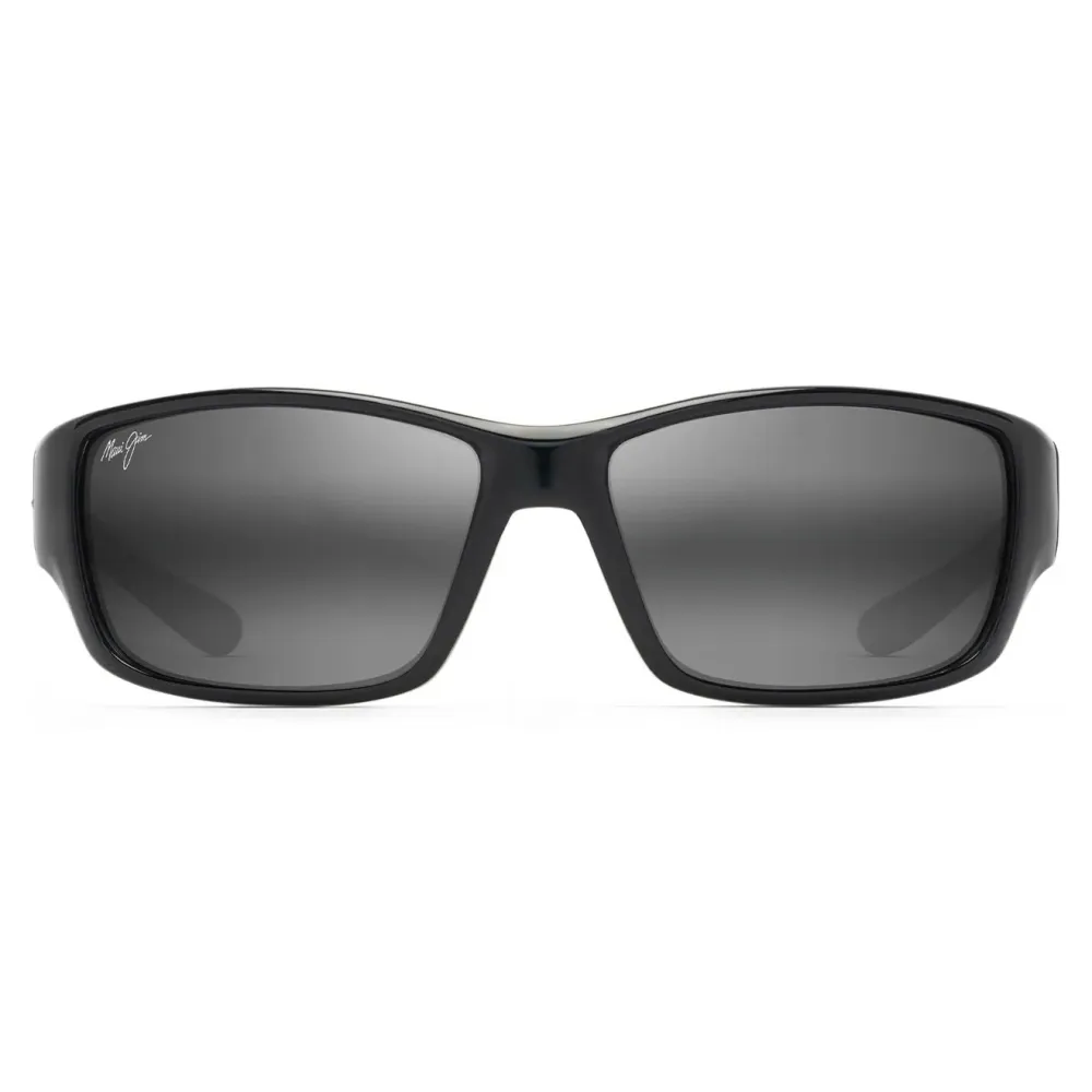 Maui Jim - Local Kine - Nero Grigio - Occhiali da Sole Polarizzati a Mascherina - Maui Jim Eyewear
