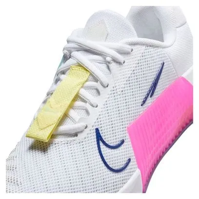 Nike Metcon 9 White Blue Pink Women's Cross Training Shoes