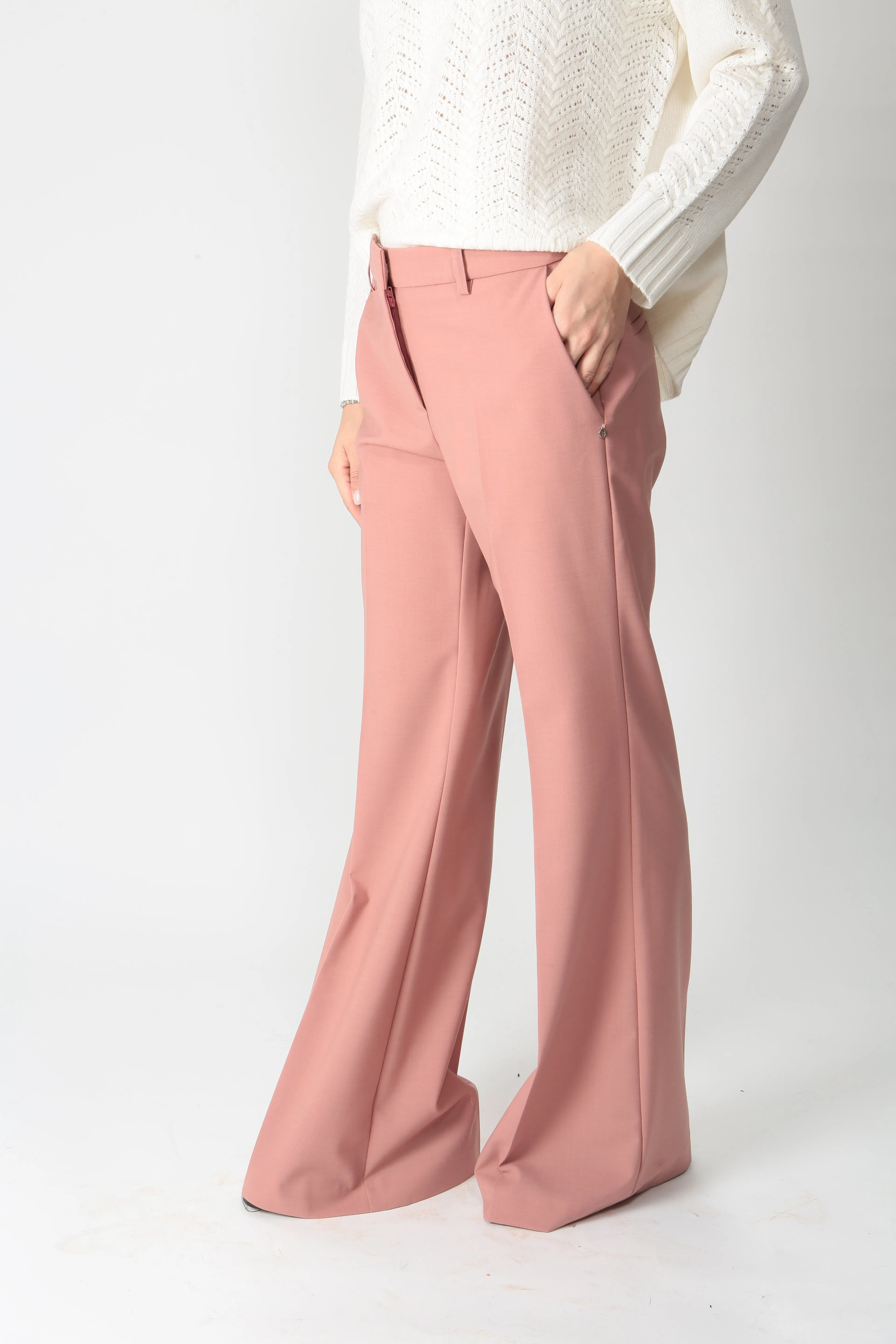 Ottod'ame Pantalone in misto lana WHI-DP9685