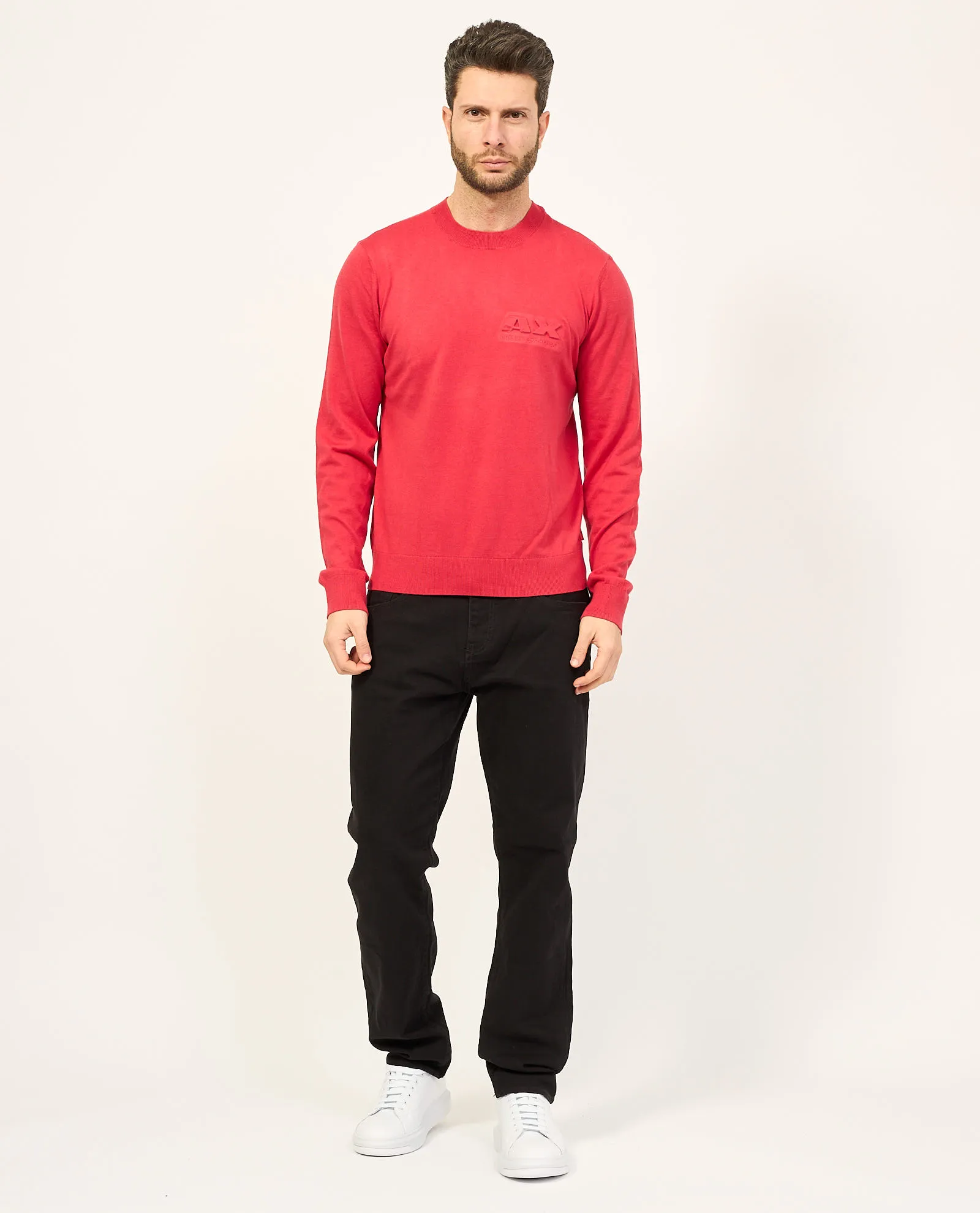 OutletARMANI EXCHANGE      Maglia Armani Exchange girocollo in misto cotone