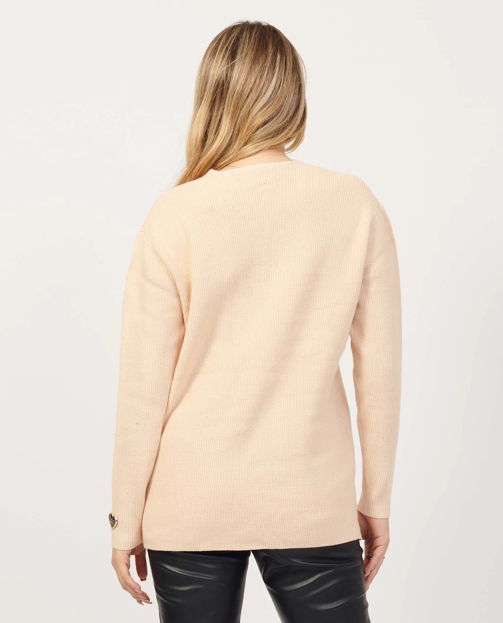 OutletGIULIA N COUTURE      Maglia donna Giulia N con ampia scollatura a V
