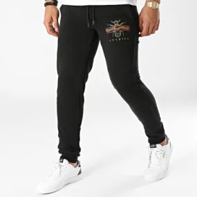 Pantaloni da jogging con logo Leaf Nero Oro