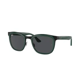   Ray-ban RB 3709 Clyde 002/87 Verde Su Nero | Occhiale Da Sole Unisex 