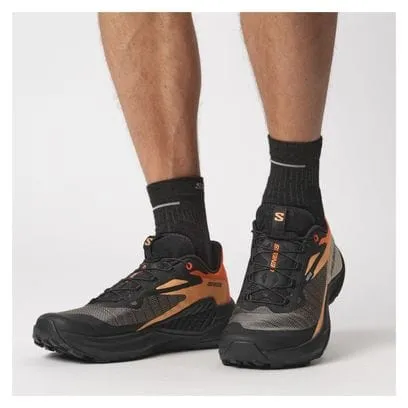 Salomon Genesis Trail Shoes Black Orange Men's