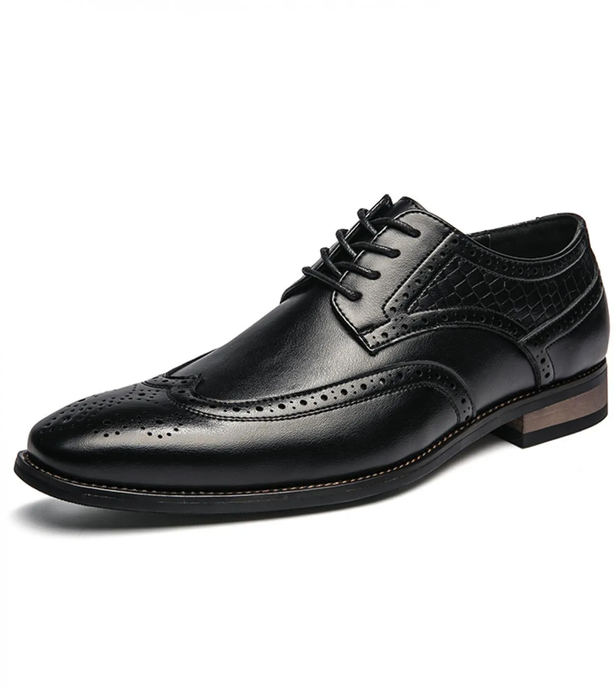Scarpe eleganti da uomo brogue in vera pelle intagliata Scarpe da uomo classiche da lavoro per uomo Scarpe oxford Taglia 3844 Pe
