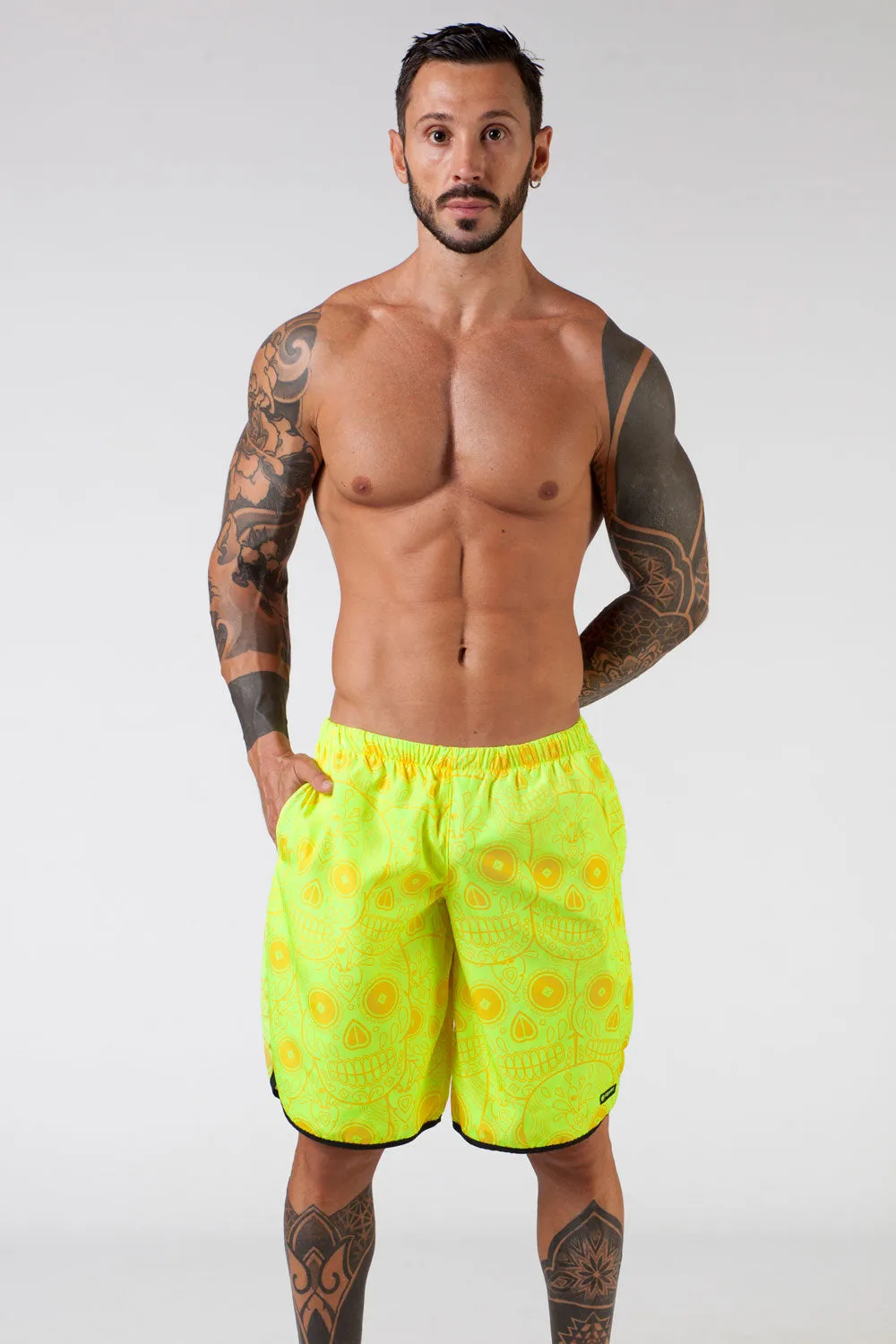 Shorts Mare Solidmuertos - Giallo