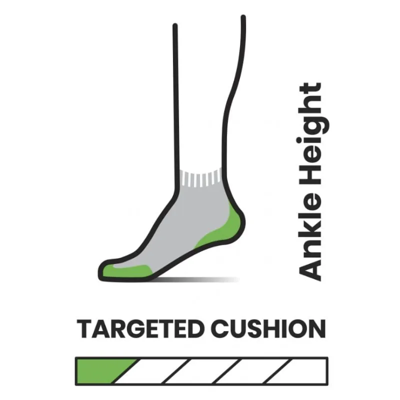Smartwool Run Targeted Cushion Ankle Socks Performance Socks RUNNING ORANGE RUST ( MEDIUM ORANGE)