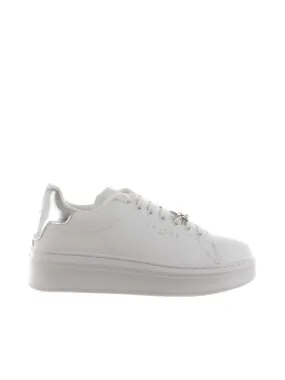 Sneaker addict con tallone in ecopelle laminato
