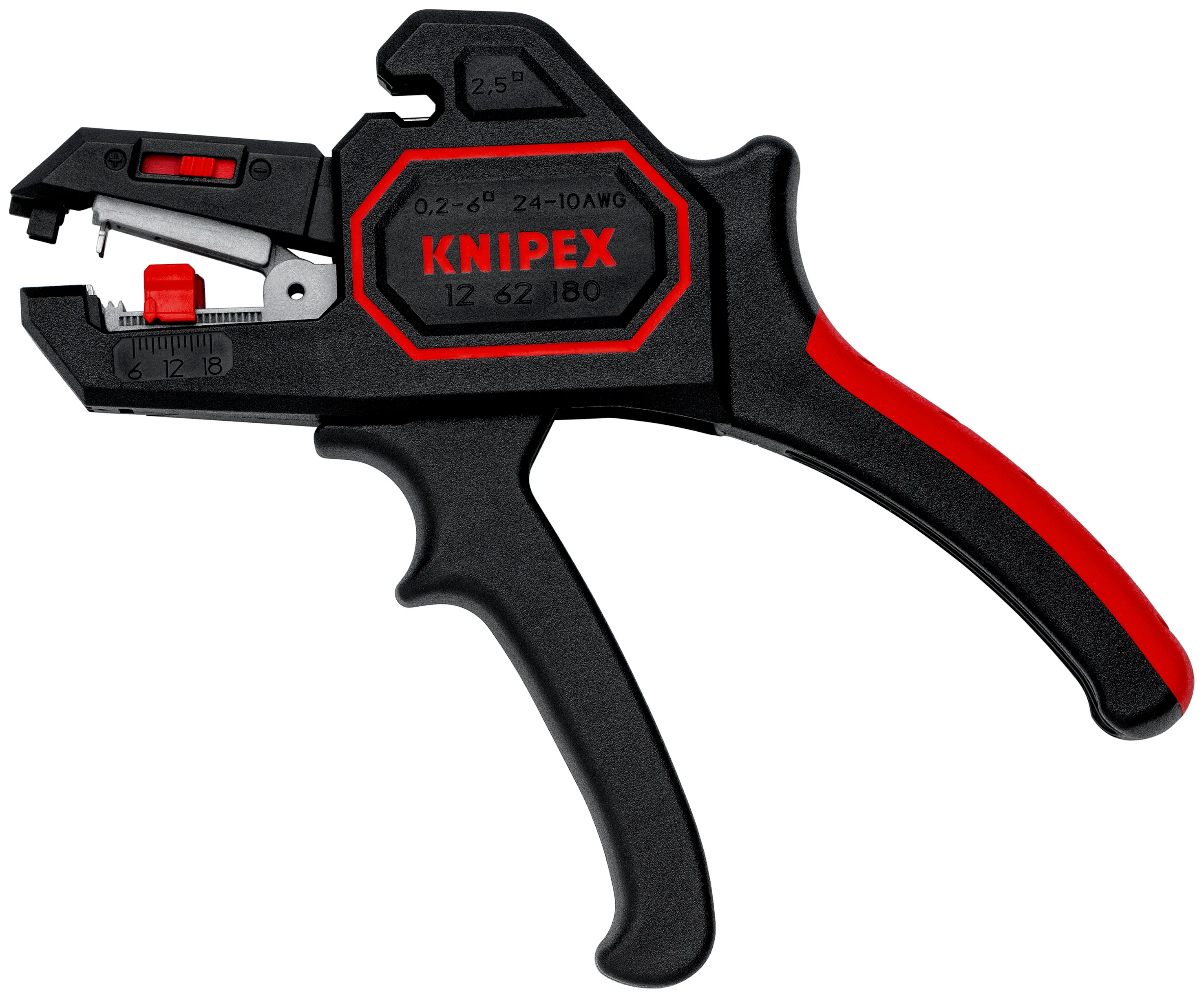 Spelafili automatico Knipex per uso con cavo Multicore, conduttore singolo, da 0.2 → 6mm²