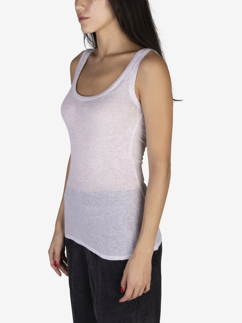Tank top grigio