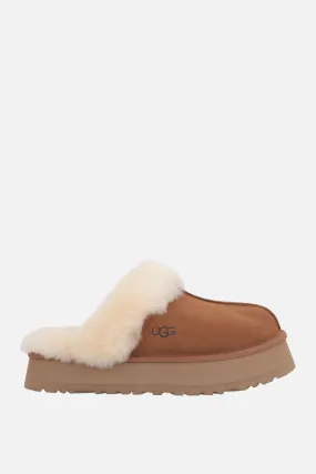  UGG slipper flatform Disquette in suede 