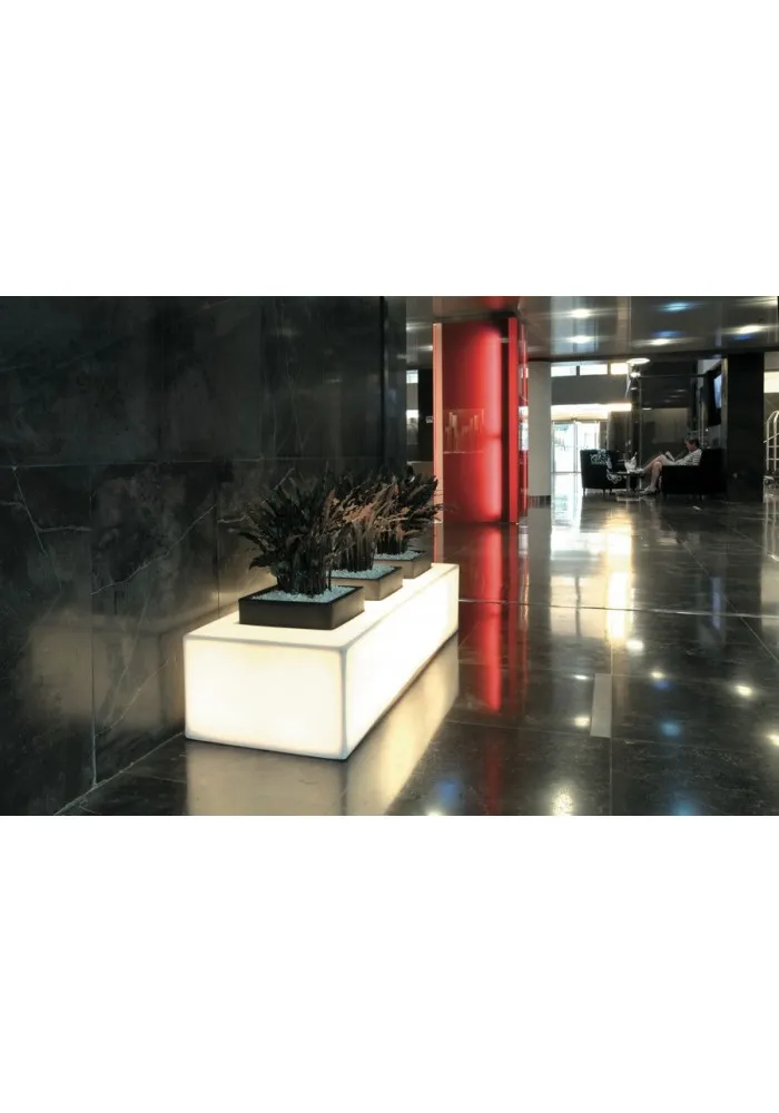 Vaso Triplo Mod. Flores con illuminazione Led -  Linea Modum by Telcom 