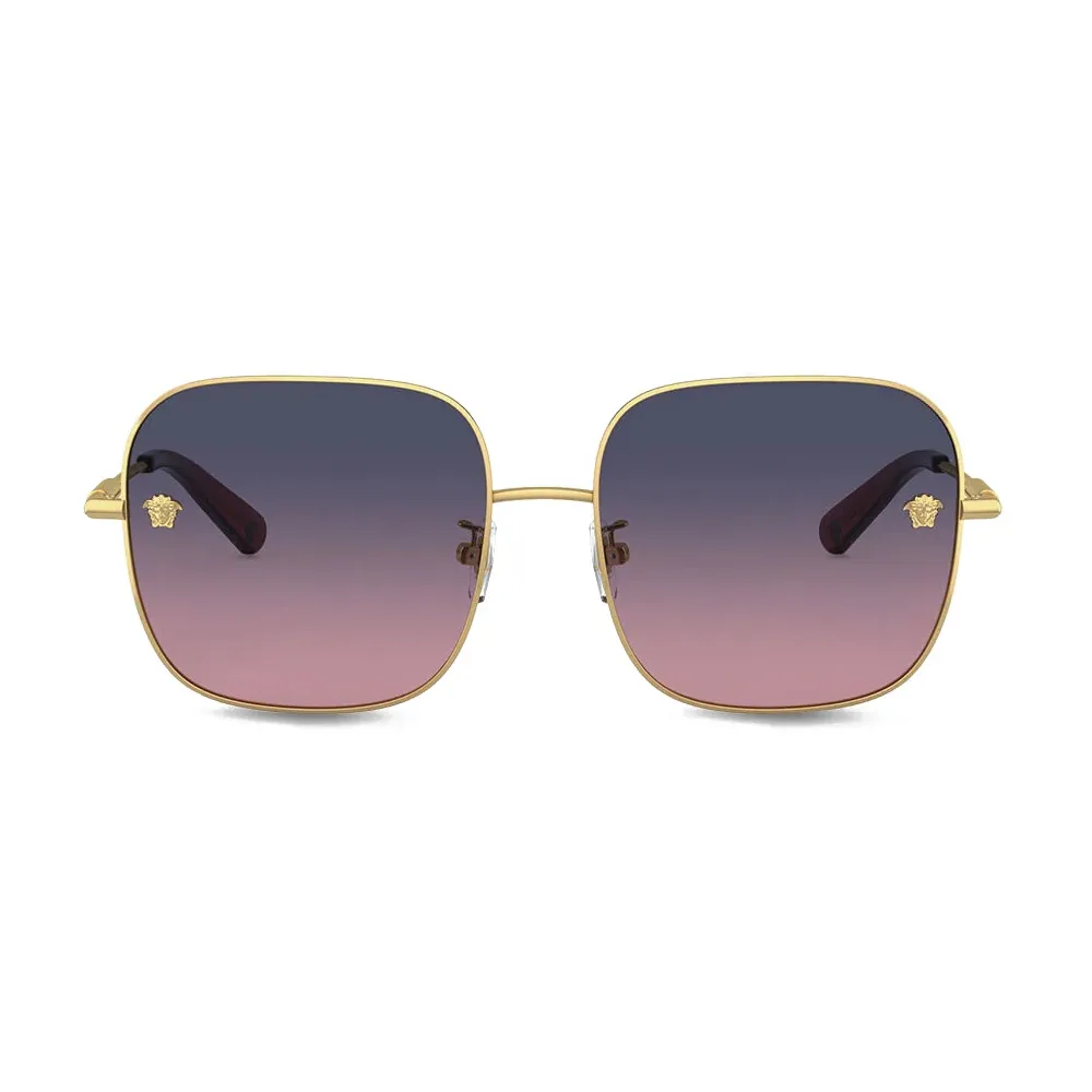Versace - Occhiale da Sole Medusa Glam - Oro Rosa Sfumato - Occhiali da Sole - Versace Eyewear